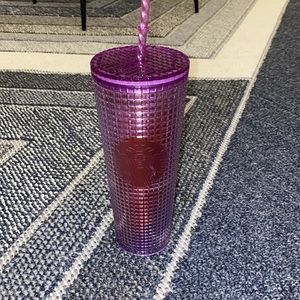 Starbucks purple square cup